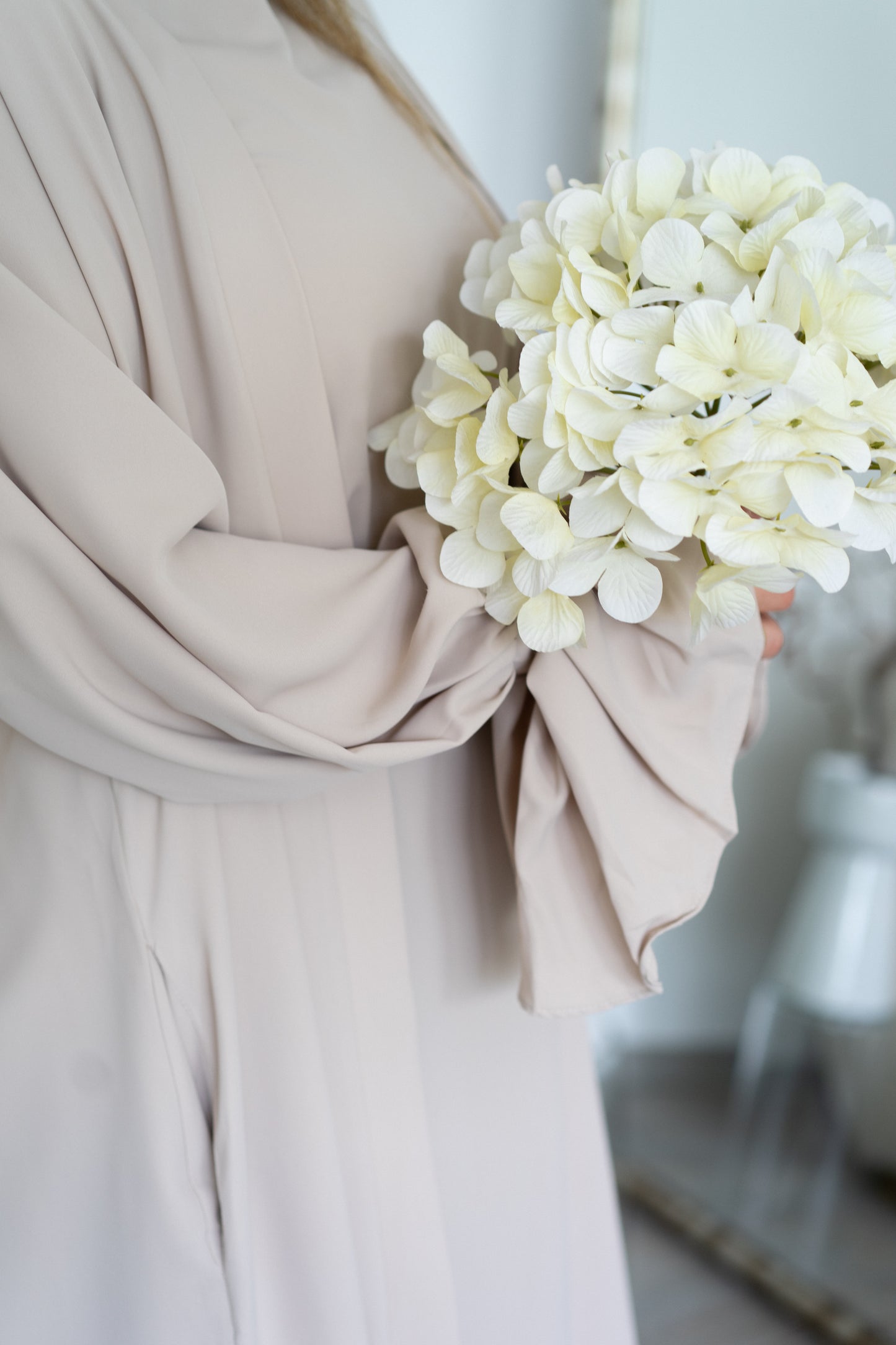 Premium Abaya 2-Teiler | Beige