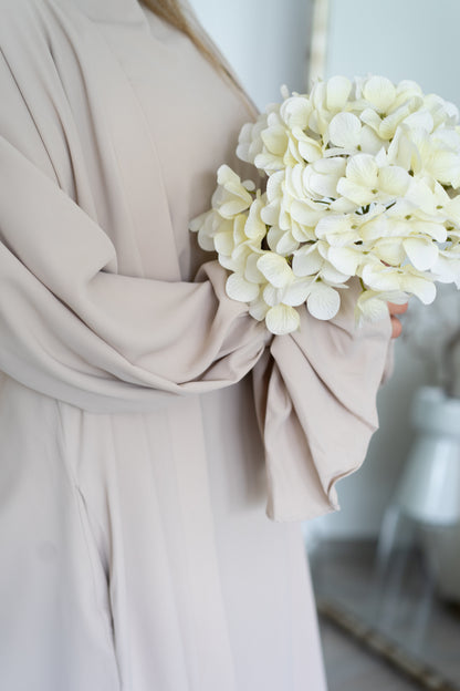 Premium Abaya 2-Teiler | Beige