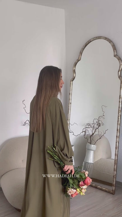 Premium Abaya 2-Teiler | Beige